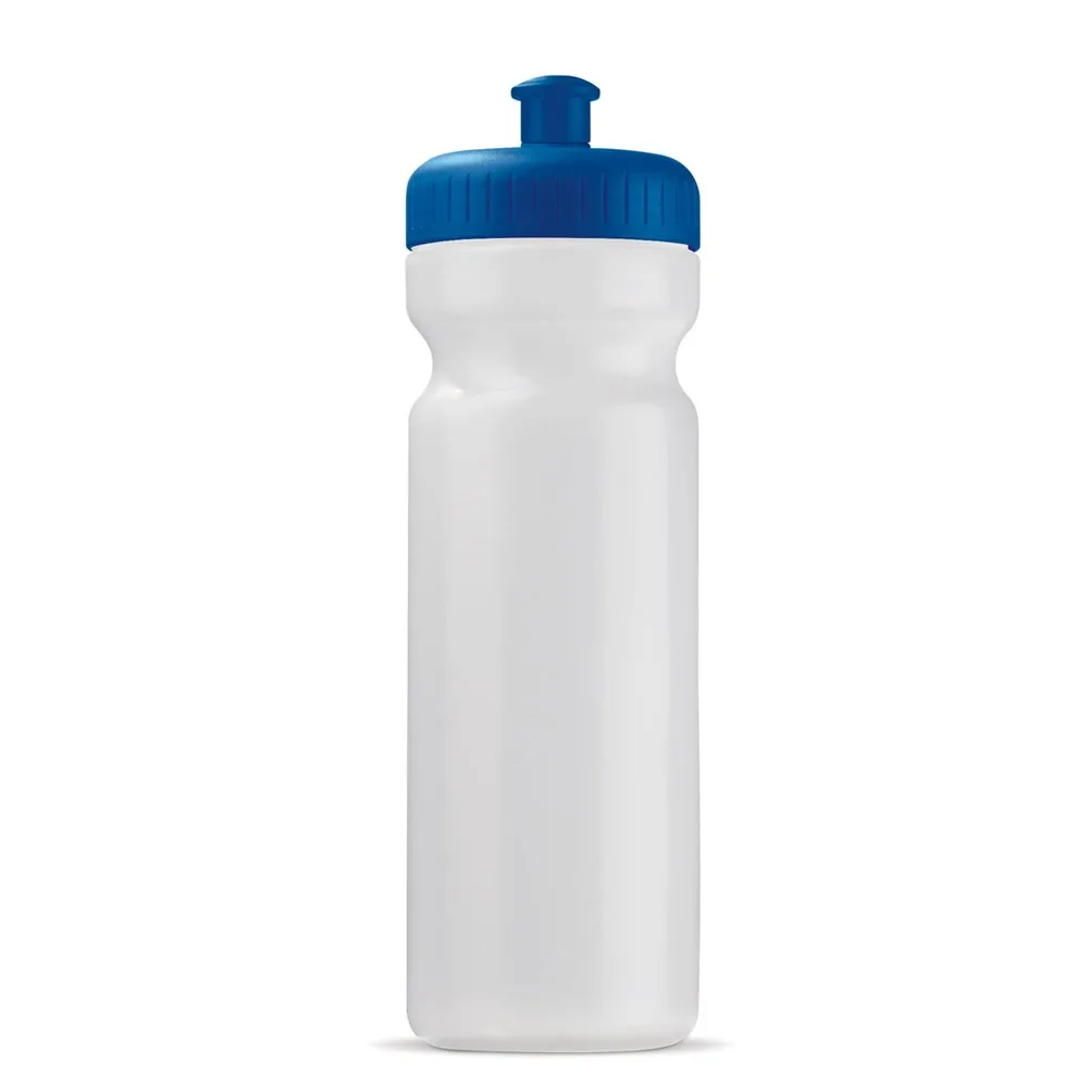 Sportbidon Bio 750ml transparant blauw - Bidons & Shakers Sportbidon Bio 750ml, transparant blauw