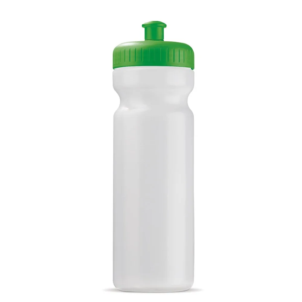 Sportbidon Bio 750ml transparant groen - Bidons & Shakers Sportbidon Bio 750ml, transparant groen