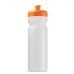Sportbidon Bio 750ml transparant oranje - Bidons & Shakers Sportbidon Bio 750ml, transparant oranje