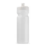 Sportbidon Bio 750ml transparant - wit - Bidons & Shakers Sportbidon Bio 750ml, transparant - wit