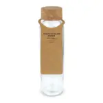 Gerecycled glazen fles met kurken dop 500ml — productfoto 2