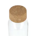 Gerecycled glazen fles met kurken dop 500ml — productfoto 4