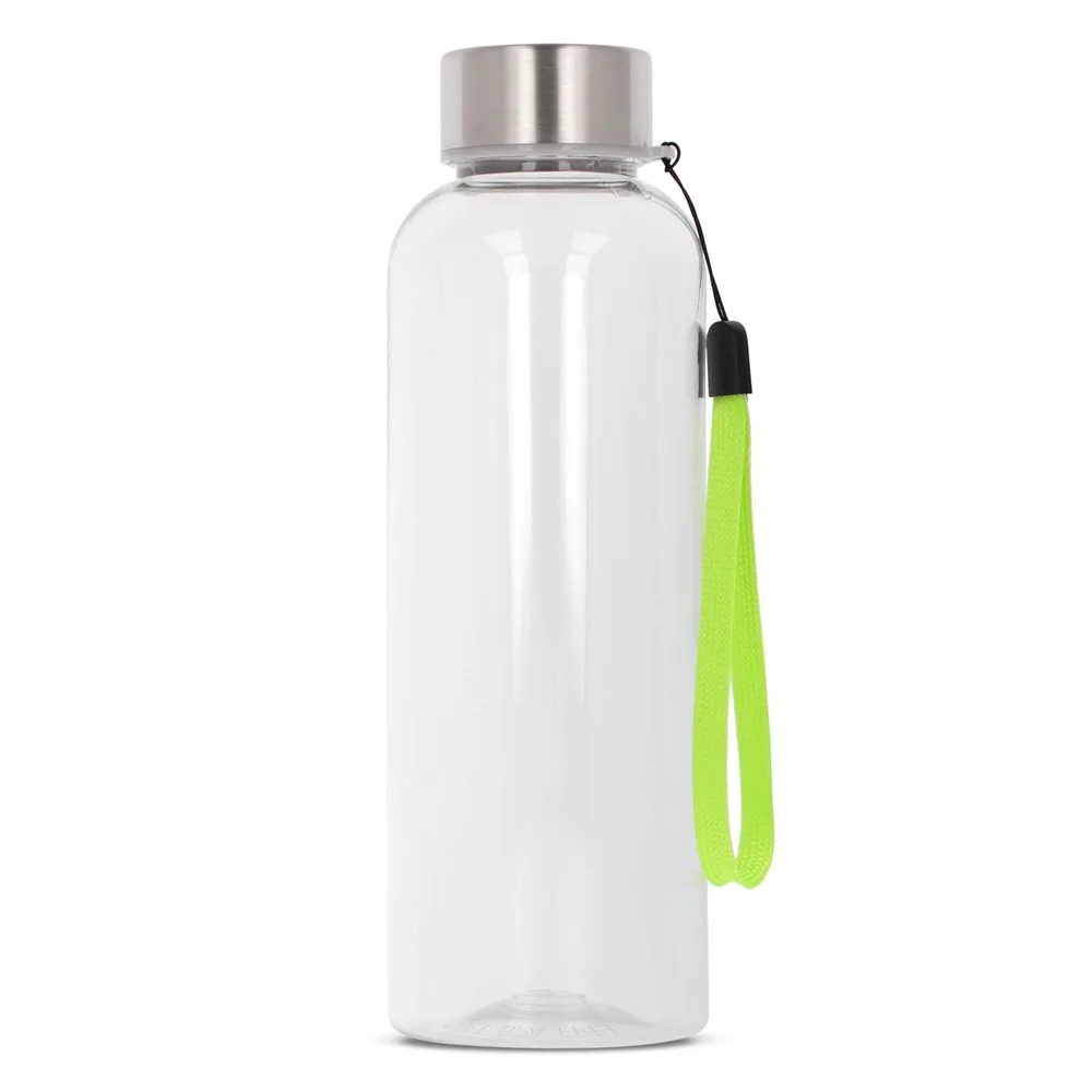 Waterfles Jude R-PET 500ml transparant lichtgroen - Hidalgo-werbeartikel Waterfles Jude R-PET 500ml, transparant / lichtgroen