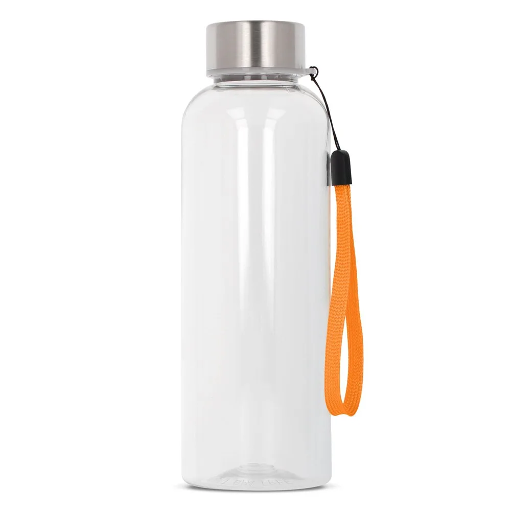 Waterfles Jude R-PET 500ml transparant oranje - Hidalgo-werbeartikel Waterfles Jude R-PET 500ml, transparant oranje