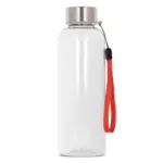Waterfles Jude R-PET 500ml transparant rood - Hidalgo-werbeartikel Waterfles Jude R-PET 500ml, transparant rood