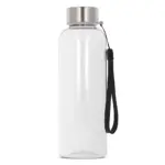 Waterfles Jude R-PET 500ml transparant zwart - Hidalgo-werbeartikel Waterfles Jude R-PET 500ml, transparant zwart