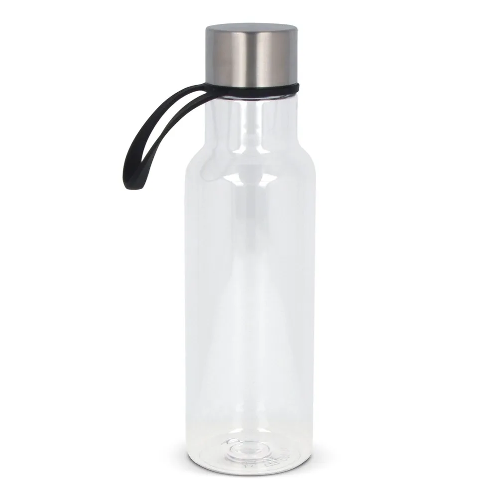 Waterfles Tatum R-PET 600ml zwart - Hidalgo-werbeartikel Waterfles Tatum R-PET 600ml, zwart
