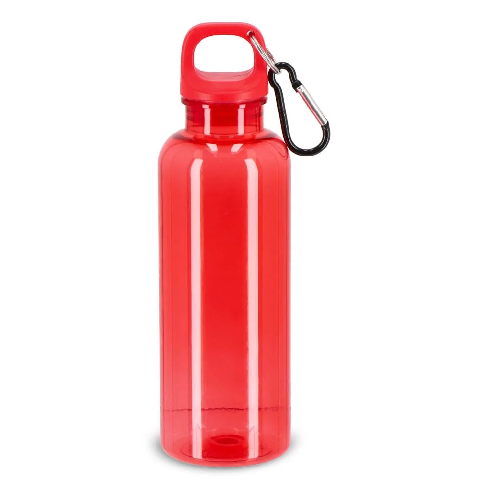 Noa waterfles R-PET 500 ml Transparant transparant rood - Hidalgo-werbeartikel Noa waterfles R-PET 500 ml Transparant, transparant rood