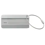 Aluminium bagagelabel rechthoek — productfoto 2