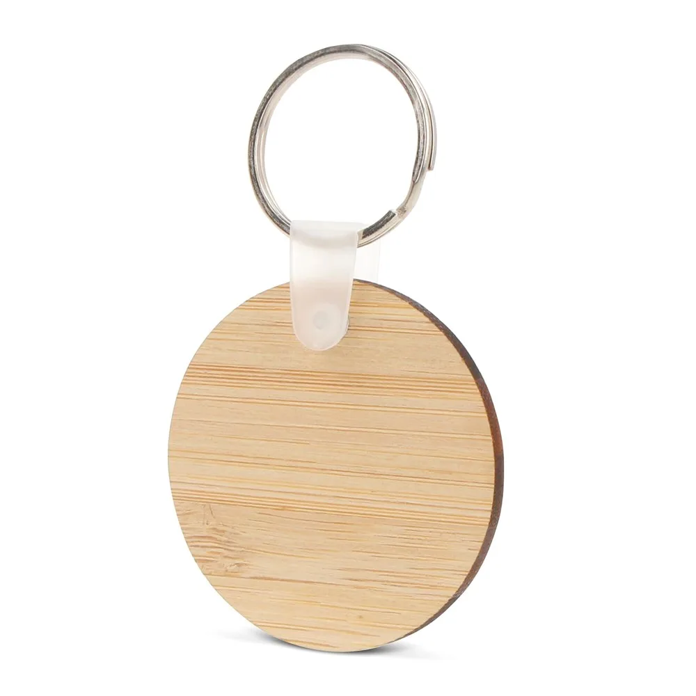 Sleutelhanger Bamboe rond productfoto 2 - Hidalgo Sleutelhanger Bamboe rond — productfoto 2