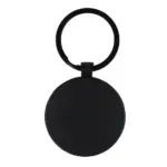 Bamboe en metalen sleutelhanger rond — productfoto 3