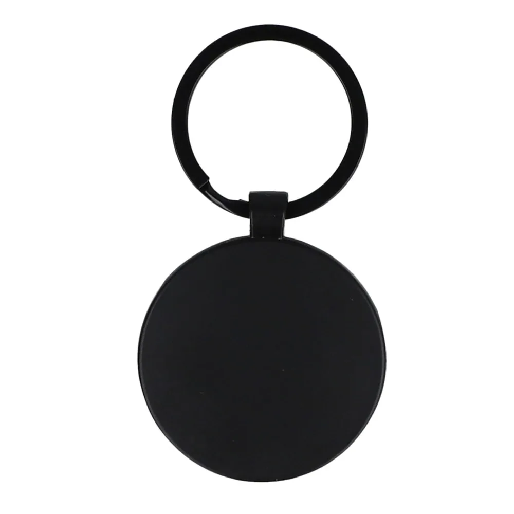 Bamboe en metalen sleutelhanger rond productfoto 3 - Hidalgo-werbeartikel Bamboe en metalen sleutelhanger rond — productfoto 3
