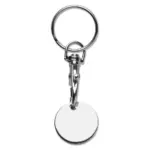 Sleutelhanger winkelwagenmuntje — productfoto 2
