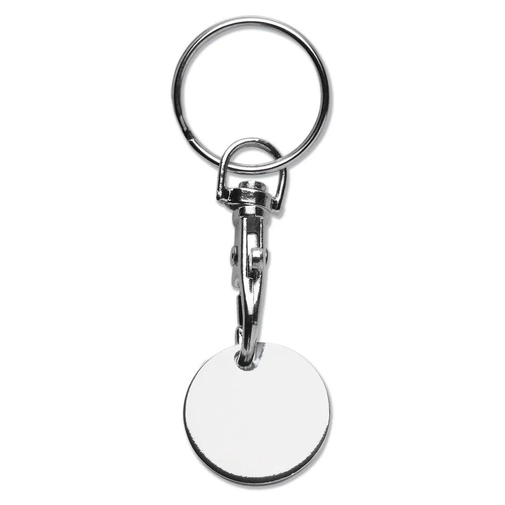 Sleutelhanger winkelwagenmuntje productfoto 2 - Hidalgo-werbeartikel Sleutelhanger winkelwagenmuntje — productfoto 2