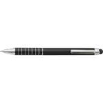 Balpen Oliver | Aluminium | Stylus zwart - Hidalgo-werbeartikel Balpen Oliver | Aluminium | Stylus, zwart