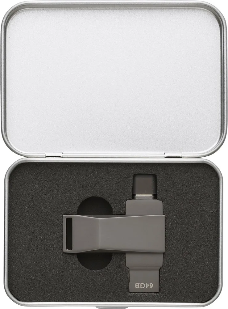 Zinklegering USB-stick Dorian productfoto 4 - Hidalgo-werbeartikel Zinklegering USB-stick Dorian — productfoto 4