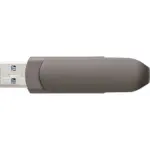 Zinklegering USB-stick Harlow — productfoto 2