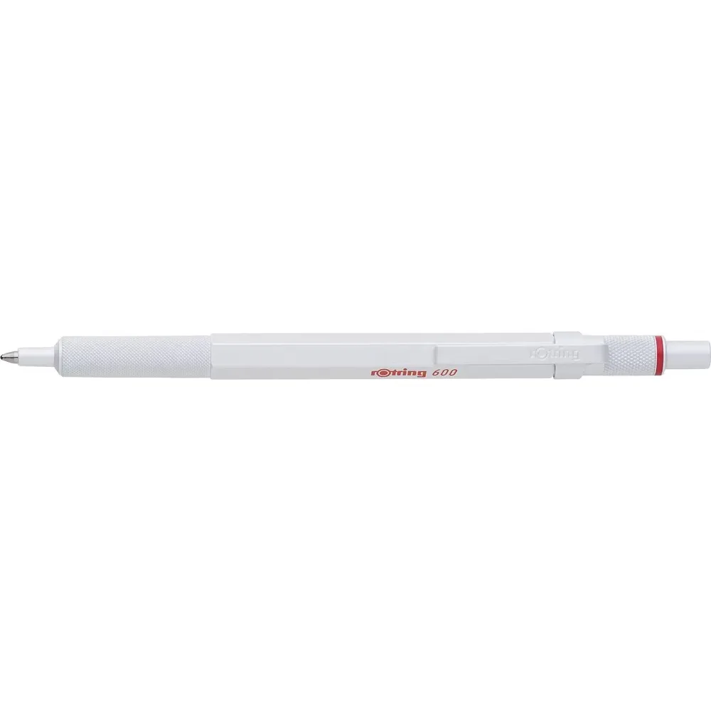Rotring 600 balpen | Metaal parelwit - Hidalgo-werbeartikel Rotring 600 balpen | Metaal, parelwit