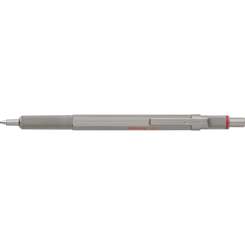 Rotring 600 balpen | Metaal zilver - Hidalgo-werbeartikel Rotring 600 balpen | Metaal, zilver