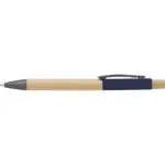 Balpen Anke | Bamboe | Aluminium blauw - Hidalgo-werbeartikel Balpen Anke | Bamboe | Aluminium, blauw