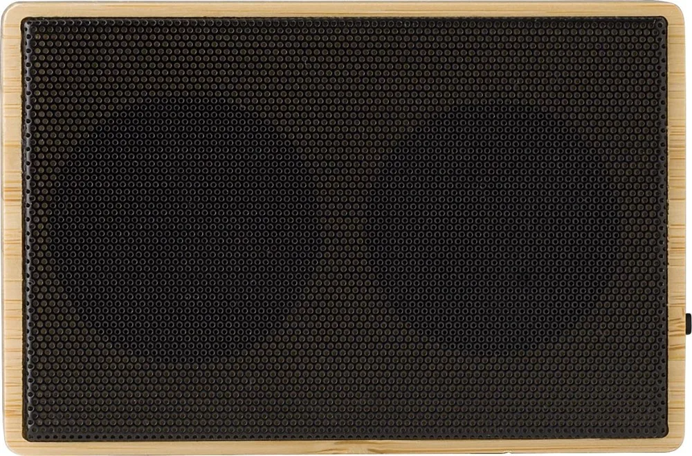Draadloze speaker Fox | Bamboe | Solar productfoto 2 - Hidalgo-werbeartikel Draadloze speaker Fox | Bamboe | Solar — productfoto 2