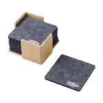Onderzettersset Lawrence | Gerecycled | Bamboe houder — productfoto 2