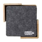 Onderzettersset Lawrence | Gerecycled | Bamboe houder — productfoto 4