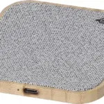 Draadloze oplader Moses | Bamboe | rPET | 15W