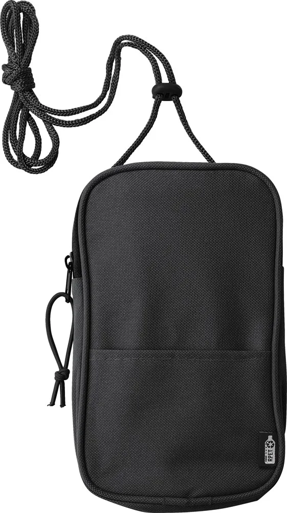 Crossbodytas Gracelyn | Gerecycled zwart - Hidalgo-werbeartikel Crossbodytas Gracelyn | Gerecycled, zwart
