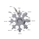 Multitool Abel | Rvs | 17 functies — productfoto 5