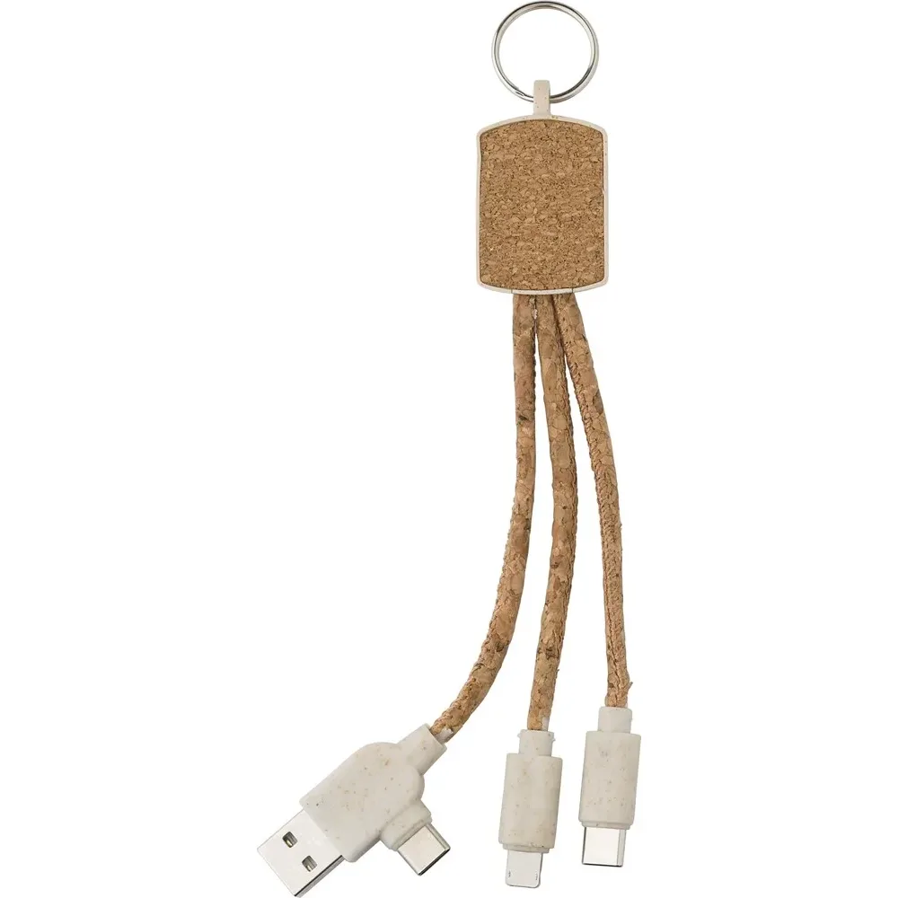 Oplaadkabel Landry | Sleutelhanger | Kurk