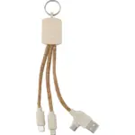 Oplaadkabel Landry | Sleutelhanger | Kurk — productfoto 2