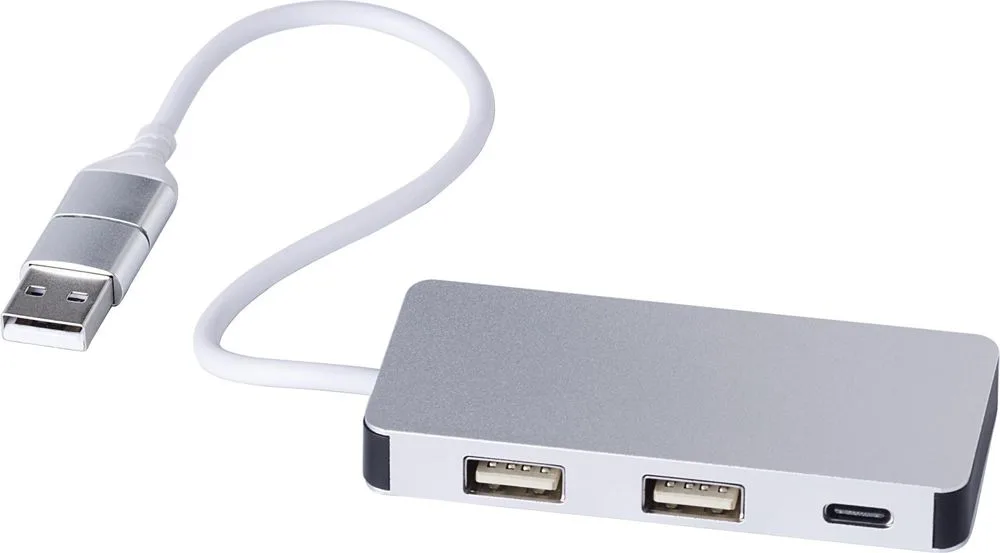 USB-hub Layton | Aluminium | 3 poorten