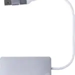 USB-hub Layton | Aluminium | 3 poorten — productfoto 4