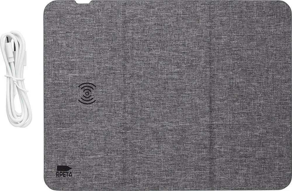 Draadloze oplader Selene | Gerecycled | Muismat productfoto 3 - Hidalgo Draadloze oplader Selene | Gerecycled | Muismat — productfoto 3