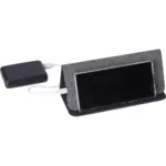 Draadloze oplader Selene | Gerecycled | Muismat — productfoto 5