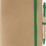 Notitieboek Theodore | Gerecycled | A5 | Blanco groen - Hidalgo-werbeartikel Notitieboek Theodore | Gerecycled | A5 | Blanco, groen