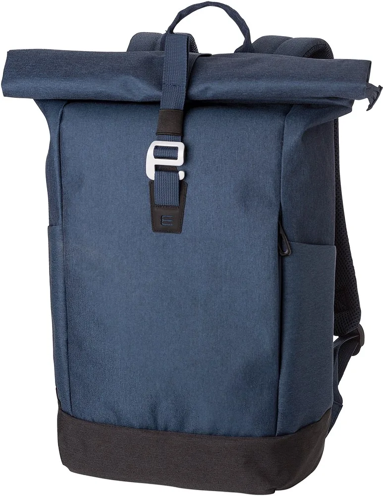 Rugzak Oberon | Gerecycled | Rolsluiting | Laptop 14 | 20 l productfoto 3 - Hidalgo-werbeartikel Rugzak Oberon | Gerecycled | Rolsluiting | Laptop 14" | 20 l — productfoto 3