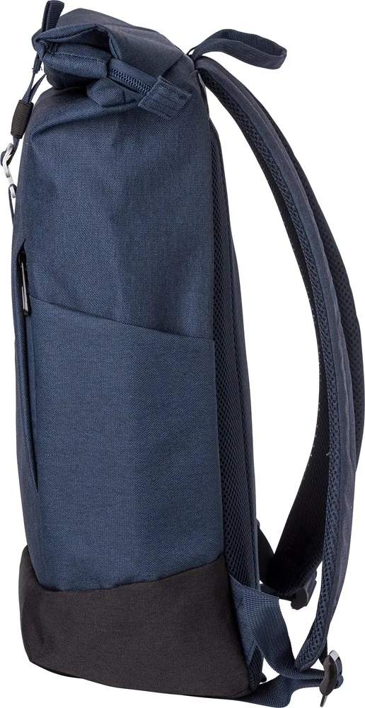 Rugzak Oberon | Gerecycled | Rolsluiting | Laptop 14 | 20 l productfoto 5 - Hidalgo-werbeartikel Rugzak Oberon | Gerecycled | Rolsluiting | Laptop 14" | 20 l — productfoto 5