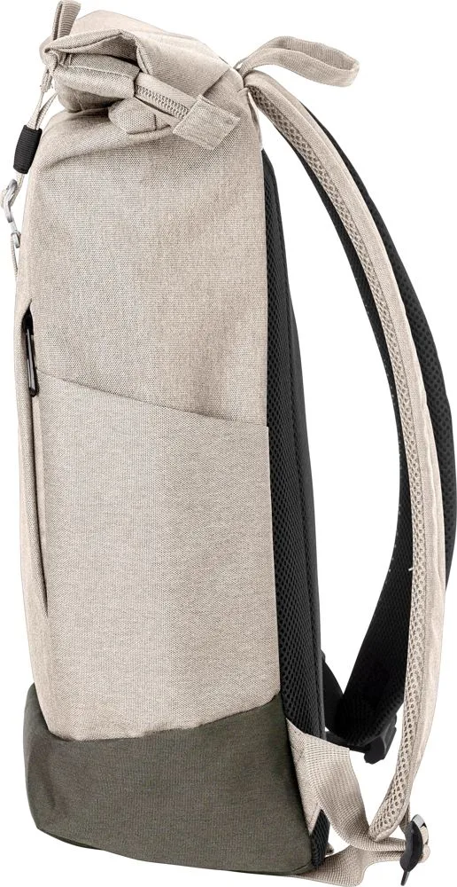 Rugzak Oberon | Gerecycled | Rolsluiting | Laptop 14 | 20 l productfoto 7 - Hidalgo-werbeartikel Rugzak Oberon | Gerecycled | Rolsluiting | Laptop 14" | 20 l — productfoto 7