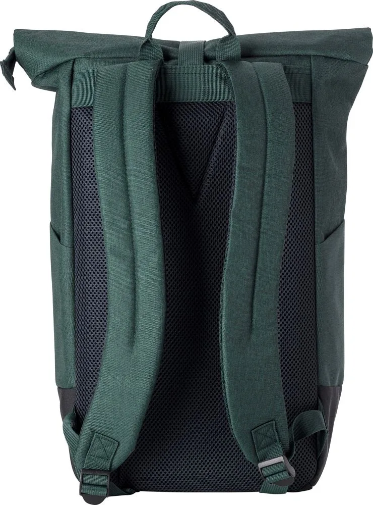 Rugzak Oberon | Gerecycled | Rolsluiting | Laptop 14 | 20 l productfoto 11 - Hidalgo-werbeartikel Rugzak Oberon | Gerecycled | Rolsluiting | Laptop 14" | 20 l — productfoto 11