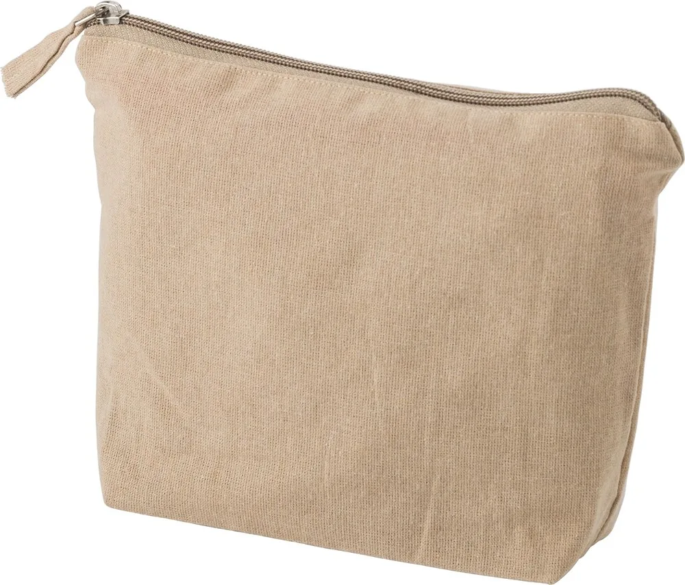 Cosmetisch tasje Cressida | Gerecycled katoen 180 g/m²