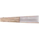 Handwaaier Rosanne | Gerecycled stof | Houten handvat — productfoto 2