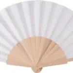 Handwaaier Rosanne | Gerecycled stof | Houten handvat — productfoto 6