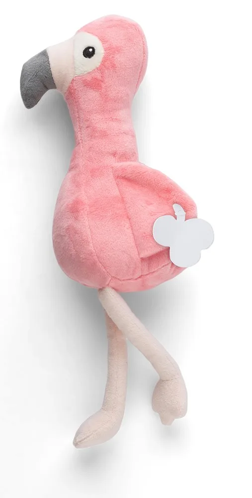 Pluchen flamingo Alicia | 18 cm productfoto 3 - Hidalgo-werbeartikel Pluchen flamingo Alicia | 18 cm — productfoto 3