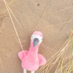 Pluchen flamingo Alicia | 18 cm productfoto 8 - Hidalgo-werbeartikel Pluchen flamingo Alicia | 18 cm — productfoto 8