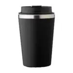 Dubbelwandige thermosbeker Shay | 350 ml, zwart
