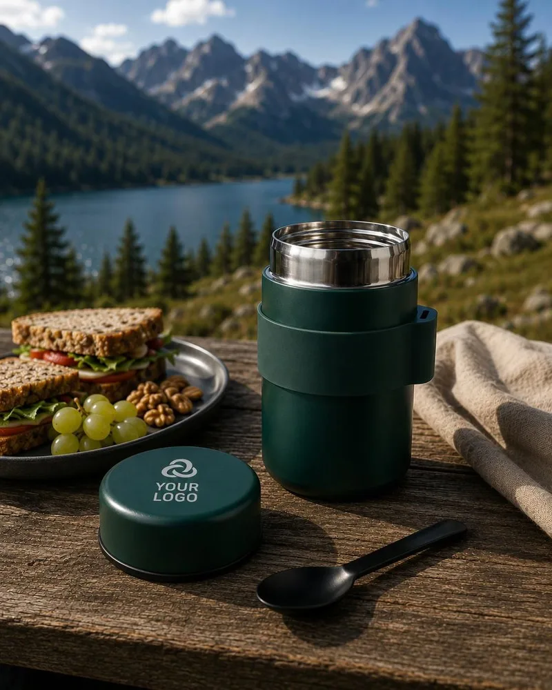 Dubbelwandige lunchpot Niko | 460 ml — productfoto 4
