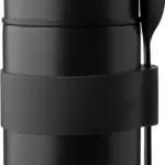Dubbelwandige lunchpot Niko | 460 ml, zwart