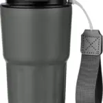 Dubbelwandige thermosbeker Louisa | 320 ml, grijs